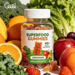 Gummies Super Alimentaires Complexe Enrichi Blanc <span class=keywords><strong>Composition</strong></span> Nutritive Équilibrée Végétarien Style Portable pour Usage Quotidien Adulte - Product Image 3