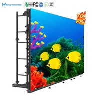 Écran LED extérieur étanche KingVisonled pour événements, intérieur/extérieur, P2.6 2.6mm, mur vidéo LED, luminosité 4500 nit, écran LED de location