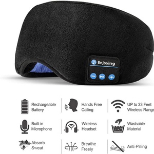 Antifaz para Dormir con Auriculares Inalámbricos, 3D, Suave, Elástico, Cómodo, con Música, Bluetooth - Product Image 6