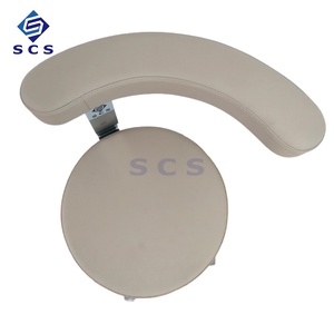 Sillón Ergonómico de Alta Calidad para Asistente Dental y Odontólogo, con Elevación Manual y Tapicería de Cuero, Ideal para Clínicas y Tratamientos - Product Image 3