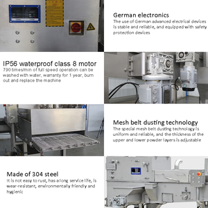 Machine à fariner automatique pour couper les dés de steak de boeuf d'agneau/cube de poulet - Product Image 3