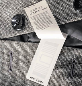 Etiquetas Cuidado de lavado Rfid Uhf Etiquetas Lavandería y etiqueta Rfid pasivo Etiqueta de ropa Rfid Etiqueta textil para ropa - Product Image 3