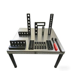 उच्च गुणवत्ता वाले औद्योगिक समायोज्य लेग वेल्डिंग टेबल स्टैंड गेज गेज क्यू235 कार्बन स्टील 0.2 सटीकता 3 साल की वारंटी - Product Image 5