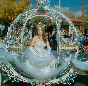 Carruaje de Calabaza Metálico Personalizado, Carruaje de Caballos Eléctrico <span class=keywords><strong>Rosa</strong></span> para Maratón, Carruaje de Caballos de Cenicienta para Bodas en Venta - Product Image 6