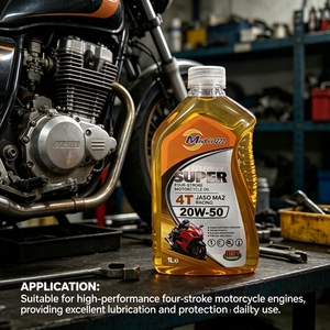 Lubricantes para <span class=keywords><strong>Motor</strong></span> 4T, <span class=keywords><strong>Aceite</strong></span> para Motocicleta <span class=keywords><strong>Total</strong></span> <span class=keywords><strong>10W40</strong></span> 20W50, Lubricante de <span class=keywords><strong>Motor</strong></span> Totalmente Sintético - Product Image 5
