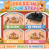 Transfert DTF Prêt à Presser Motif Maison Citrouille d'Halloween Mignonne et Cottage Fantôme pour Sweat-shirt, Hoodie, Décalcomanie DIY à Repasser