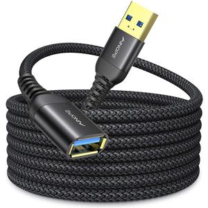 كابل تمديد USB 3.0 ذكر إلى أنثى من نوع A من LISEN، موصل ومحول للكاميرا وسماعة الرأس وقارئ البطاقات والمحركات - Product Image 1