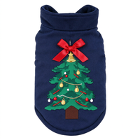 Manteau de Noël pour animaux de compagnie en polyester, sweat à capuche mignon pour chien et chat, veste pour chiot et chaton pour l'automne et l'hiver
