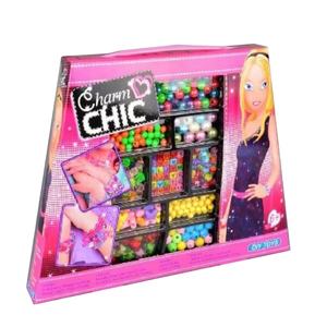 Nuovi 2024 gioielli fatti da te con perline e giocattoli per il trucco Set di giochi di plastica per ragazze e bambini e adolescenti - Product Image 1