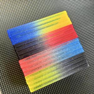 Protection de carte en TPU à dégradé de couleur et paillettes pour panneau arrière, avec plaque noire en acrylique transparent pour cartes P/<span class=keywords><strong>SA</strong></span> - Product Image 5
