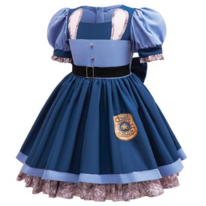 Set Costume da Poliziotto Coniglio per Bambini con Orecchie da Coniglio, Borsa, Guanti e Accessori per Ragazze, Halloween e <span class=keywords><strong>Cosplay</strong></span> - Product Image 4