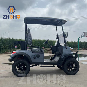 Carrito de <span class=keywords><strong>Golf</strong></span> Eléctrico con Marco de Aluminio <span class=keywords><strong>Gris</strong></span>, 2 Plazas, para Caza, con Motor de 5kw - Product Image 5