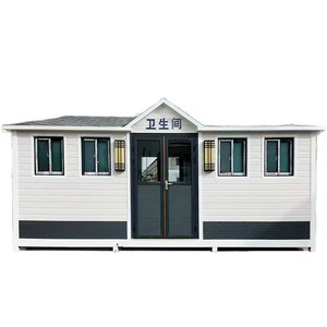 Toilettes portables en panneaux sandwich, modernes et écologiques, pour les attractions touristiques - Product Image 1