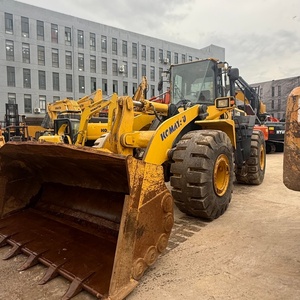 รถตักล้อยาง KOMATSU WA470 ขนาด 15 ตัน สีเหลือง เครื่องยนต์ดีเซล มือสอง พร้อมบุ้งกี๋  ปั๊มไฮดรอลิกผ่านการทดสอบและตรวจสอบแล้ว - Product Image 4