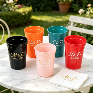 Vasos de Plástico PP de 20oz 1L a Prueba de Fugas con Tapas, Desechables, Aptos para Microondas y Congelador, Reciclables, Transparentes, Modernos, para Uso Doméstico y en Restaurantes - Product Image 1