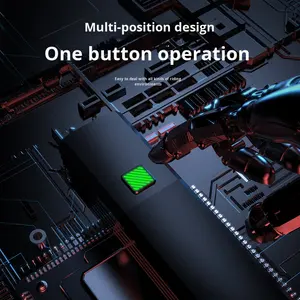 Luz delantera de bicicleta de aleación de aluminio Fuente de luz dual Antideslumbrante IPX4 Impermeable 6 modos Luz nocturna de conmutación de haz alto-bajo - Product Image 5