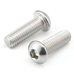 Tong vít <span class=keywords><strong>ASME</strong></span> b18.3 Vật liệu 304/316 Imperial & Metric vòng đầu cốc đầu nửa chủ đề Hex ổ cắm vít - Product Image 3