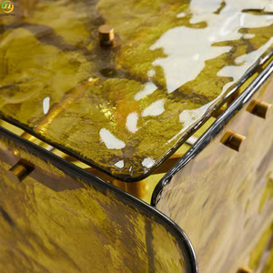 Lampe sur pied en verre artistique de luxe JYLIGHTING, design post-moderne, style médiéval, pour hôtel, villa, chambre modèle - Product Image 2