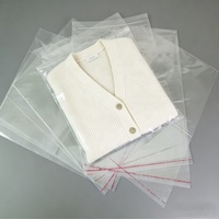 Sacs en plastique transparents OPP autocollants imperméables en gros pour bijoux, cosmétiques, vêtements, emballage de vente au détail