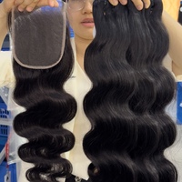 Extensiones de Cabello Humano Virgen con Alineación de Cutículas, Cierre de Encaje HD 2x6 5x5 13x4 13x6, Rizado Birmano, Lacio