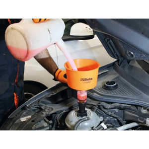 Beta 1758RD Anti-return <b>funnel</b> with quick couplings for coolant in kit - Product Image 3