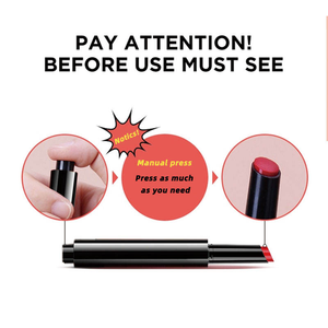 Nouveauté Rouge à lèvres pressé personnalisable <span class=keywords><strong>Baume</strong></span> à lèvres hydratant pour végétaliens Haute pigmentation Non desséchant Tube noir Soin des lèvres Minéral - Product Image 2