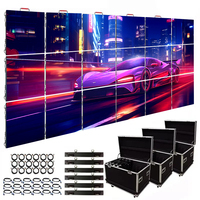 Mur vidéo LED extérieur en location, pleine couleur 4K/8K, étanche IP65, panneau P3.91 avec HDR10+ et luminosité de 7000 cd