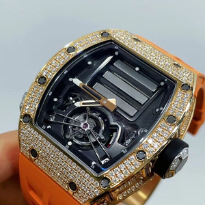 Reloj Mecánico Tourbillon Erótico de Lujo con Diamantes en Oro Rosa, Última Moda 2026, Modelo 69-01, Universal para Hombre y Mujer - Product Image 3