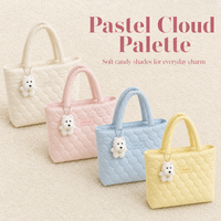 Sac de maquillage en nylon matelassé avec logo personnalisé Ginzeal, grande capacité, organiseur de cosmétiques de voyage avec poignée