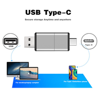 Clé USB Type C d'origine 8g 32g 64g 16gb clé USB haute vitesse 3.0 clé USB pour téléphone vente en gros disque mémoire Otg