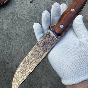 "Customizable <b>Walker</b> Tactical Knife with Stainless Steel Fixed Blade G10 Handle Scabbard OEM Support (<b>Wood</b> Handle)" - Product Image 4