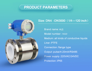 Débitmètre électromagnétique à section variable <span class=keywords><strong>pour</strong></span> <span class=keywords><strong>soude</strong></span> <span class=keywords><strong>caustique</strong></span>, tuyau flexible, eau de mer et eau chimique, 420 mA - Product Image 5