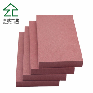 Hiện đại 18 mét 25 mét Đỏ chống cháy chống cháy ván MDF với gỗ Veneer bề mặt <span class=keywords><strong>E2</strong></span> formaldehyde tiêu chuẩn khí thải cho cửa lõi - Product Image 5
