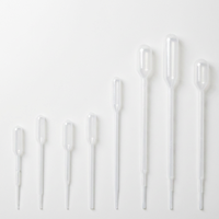 Pipette Pasteur jetable médicale 0,2 ml 0,5 ml, pipette Pasteur micro en plastique pour laboratoire