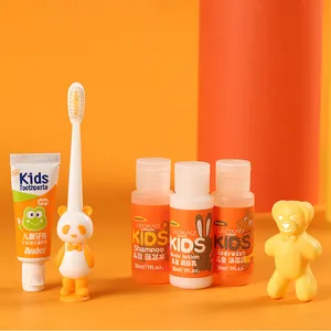 LEOXAO OEM fornitore all'ingrosso cura del corpo Hotel Shampoo spazzolino da denti per bambini Hotel sapone