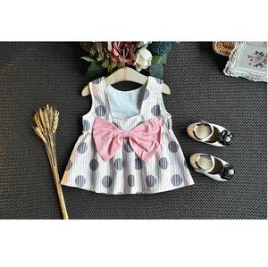 Productos de Alta Calidad Más Vendidos, Conjunto de Ropa de Verano sin Mangas para Bebé Niña, Lavable, de Proveedor Chino - Product Image 1