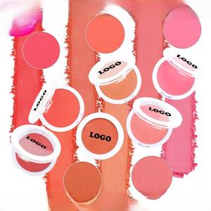 พาเลทบลัชออนวีแกนมินเนอรัลแบบกำหนดเองสำหรับขายส่ง เนื้อแมตต์ สีชมพูธรรมชาติ ติดทนนาน กันน้ำ เนื้อเนียนละเอียด - Product Image 1