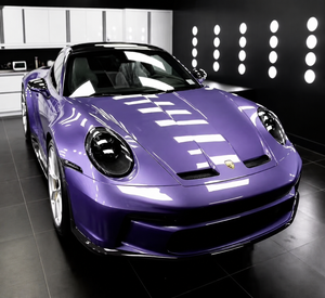<span class=keywords><strong>Film</strong></span> Vinyle Adhésif PET Brillant Violet Viola pour Voiture – Rouleau de <span class=keywords><strong>Film</strong></span> Vinyle pour Enveloppement de Voiture – Design Fille Mignonne - Product Image 1