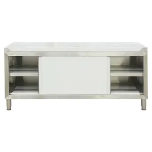 China Factory Stainless Steel Workbench Kitchen Cabinets Stainless Steel Worktable