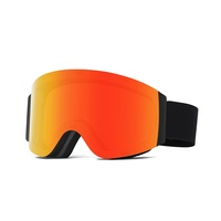 Lunettes de ski cylindriques à double lentille, anti-buée, UV400, magnétiques, à changement rapide, résistantes aux chocs, prix usine en gros, personnalisables