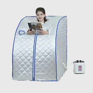 Steam Sauna Portable Indoor Use Portable Personal Home Steam Sauna Tent For 1 Person The Relax Detox Steam Sauna With Steam Generator