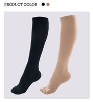Chaussettes de compression pour femmes et hommes, mollets larges, soutien supplémentaire jusqu'au genou pour la circulation, certifiées CE ISO