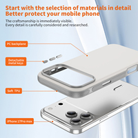 Coque de téléphone robuste antichoc pour Apple iPhone 17 Pro Max 17 Air 15 14 13 12 11 Pro Max 16E, coque arrière rigide anti-chute