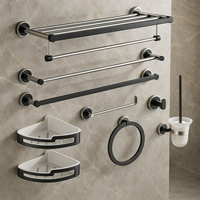Ensembles de quincaillerie de salle de bain modernes en acier inoxydable Accessoires de salle de bain pour la maison et l'hôtel Ensemble d'équipements de toilette
