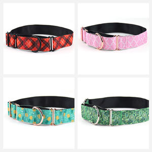 개별 도매 판매 2인치 버클 없는 그레이하운드 패턴 마틴게일 개 목걸이 - Product Image 5