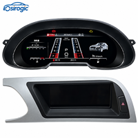 Compteur de vitesse numérique 12,3 pouces et écran de lecteur DVD de voiture Android 8,8 pouces, CarPlay sans fil, Android Auto pour Audi A4 B8 8K 2009-2016