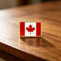Broche unisexe en alliage avec feuille d'érable rouge du Canada, technique d'émail goutte à goutte, polyvalente, mode, commémorative, anniversaire, accessoire vestimentaire