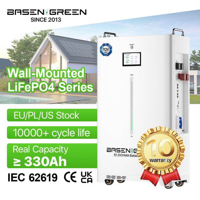 PL Stock 48V Lithium Iron Phosphate Batteries 16kwh 51.2V 100ah 200ah 314ah 628ah LiFePO4 Home Energy Storage Battery Pack