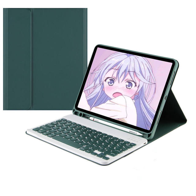 Pencil Holder Keyboard Folio for Samsung Tab S7 T870 T875 S8 X700 X706 11 Inch Tablet Cover Ensures Reliable Device Security