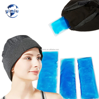 Nouveau bonnet anti-migraine chaud et froid, chapeau de soulagement des maux de tête, enveloppe de glace pour la tête avec gel non toxique pour les yeux gonflés et le soulagement du stress